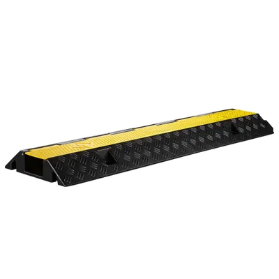 Produktbild von Most kablowy Wiltec o wymiarach 98 x 26 x 6,5 cm, nośność kanału kablowego 15 t, ochrona przed najechaniem do 30 km/h, ochrona bieżnika kabla do użytku na zewnątrz, most kablowy wykonany z PP i gumy