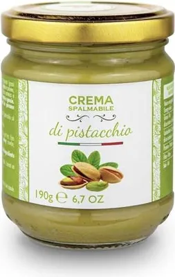 Produktbild von Brontedolci Pistaziencreme süß mit 40% Pistazien aus Sizilien (Ätna) 190 g
