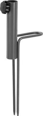 Produktbild von Famanu Parasolhalter Bodenanker mit Griff für Stabdurchmesser 17-23 mm - Grau