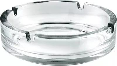 Zdjęcie produktu dla Popielniczka szklana 15 cm, przezroczysta, 6x
