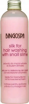 Zdjęcie produktu dla BingoSpa Jedwab do mycia włosów ze śluzem ślimaka, 300 ml
