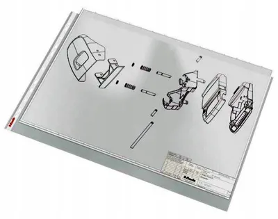 Produktbild von Esselte A3 Dokumentenhüllen Transparent Mehrfachperforiert