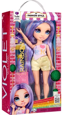 Obrázek produktu pro Rainbow High My Fashion Style Fashion Dolls - Violet, Módní panenka, Ženy, 4 rok/roky, Chlapec/děvče, 280 mm, Vícebarevný