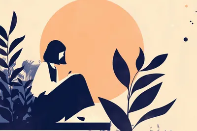 Image de Affiche 45 x 30 cm Contemplation