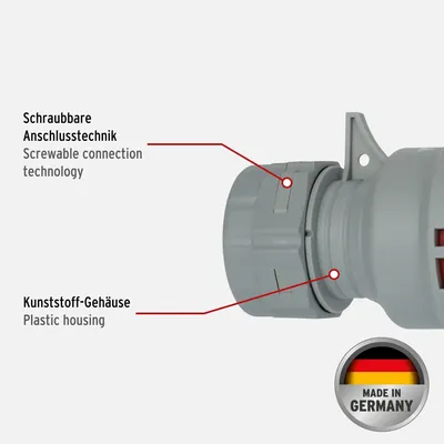 Produktbild von Brennenstuhl CEE-Stecker 400V/32A 5p 6h IP44