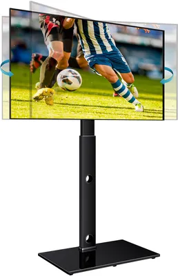 Obrázok produktu pre Držiak na televízor – kompatibilný s televízormi s uhlopriečkou 30-70 palcov – maximálna nosnosť 40 kg – otočný a výškovo nastaviteľný