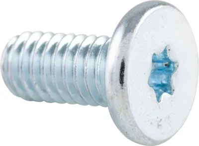 Produktbild von Zylinderschrauben mit niedrigem Kopf M10x25 Zylinderkopfschrauben TX30 - Stahl verzinkt-blau