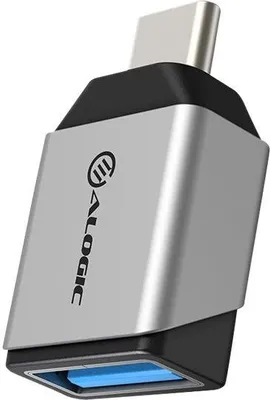 Produktbild von Alogic Adapter USB-C Ultra Mini -> USB-A                grau