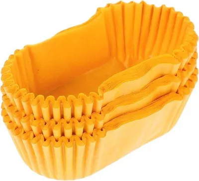 Produktbild von Oval Kuchen Papier Form Tassen für Muffins und Cupcakes