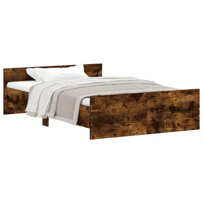 Immagine prodotto di Giroletto con testiera e pediera in rovere fumé 120x190 cm