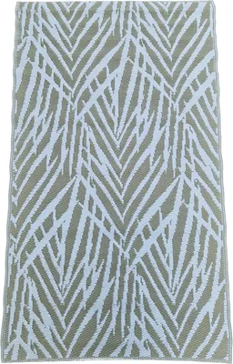 Produktbild von Dywanik balkonowy na zewnątrz balkon taras taupe biały 150 x 90 cm