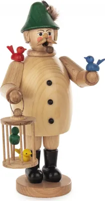 Produktbild von Räuchermann Vogelhändler Höhe 20cm NEU