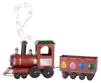 Produktbild von Clayre & Eef Weihnachtsdekorationsfigur 63x15x38 cm Rot Metall