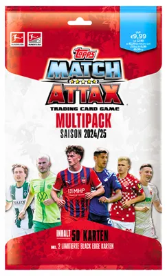 Produktbild von Bundesliga 2025 Match Attax Topps Football Cards Multipack – German League
