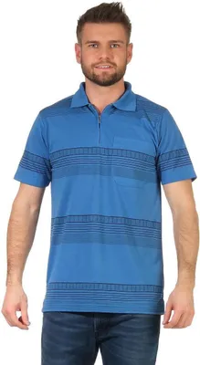 Immagine prodotto di Maglietta Polo Herren Polo-Hemd Kurzarm, Blau M