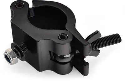 Produktbild von Riggatec Halbschelle - Halfcoupler breit schwarz bis 500 kg (48 - 51 mm)