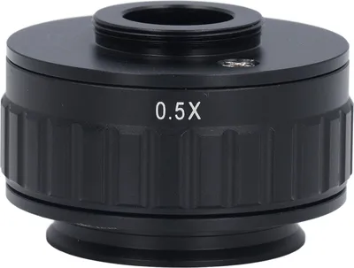 Image de Adaptateur d'objectif CTV pour microscope stéréo trinoculaire, caméra CCD à usage industriel, monture C 0,5X