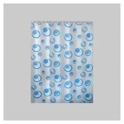 Produktbild von Duschvorhang aus PVC, Modell 'Orbita', 120x200 cm, blau