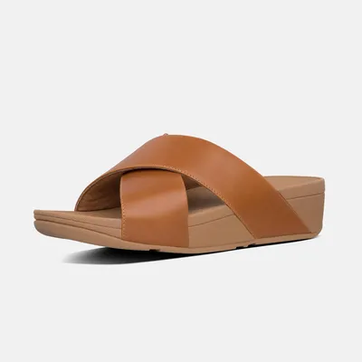 Immagine prodotto di FITFLOP Sandali Lulu Cross Slide in pelle BRAUN 38
