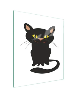 Produktbild von Glasschneidebrett 45x52 Katze