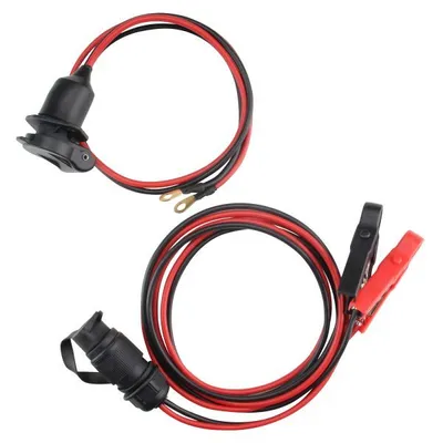 Produktbild von Startsystem Starthilfekabel Steckdose Festeinbau BAAS BS11 + BS12 für Motorrad Roller Quad Boot