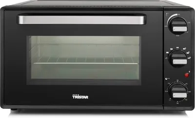 Produktbild von Tristar OV-3630 Heißluft-Backofen, 38 l, Schwarz, Edelstahl, Freistehend, Drehregler, 0 - 230 °C, Metall