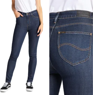 Produktbild von LEE, Damen Jeanshose, Skinny fit, IVY, W27 L31, Blau, Jeans, baggyjeans, buggy