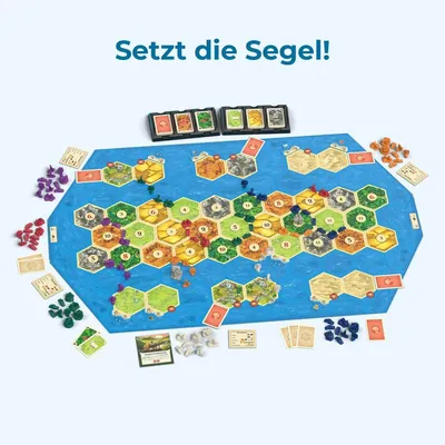 Produktbild von Kosmos Catan Seefahrer Ergänzung für 5-6 Personen, Brettspiel ab 10 Jahren