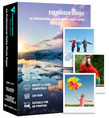 Productafbeelding van A4 Matte Foto Papier 100 Vellen 220GSM