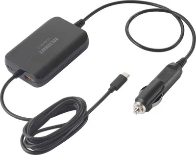 Produktbild von VOLTCRAFT VC100WC-3 USB Ladegerät 100 W 1x USB-A, 2x USB-C® USB PD Schwarz KFZ USB Power Delivery (USB-PD)