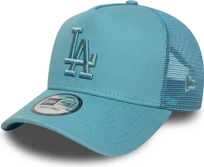 Produktbild von New Era MLB 9FORTY A-Frame Trucker Cap League Essential Los Angeles Dodgers light blue