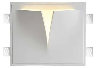 Immagine prodotto di V-TAC VT-11006 portafaretto led in gesso - applique quadrato da parete attacco lampadina G9 design moderno sku 6769