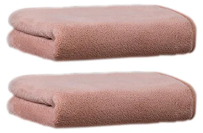 Produktbild von 2er-Pack Frotteehandtücher, 35 x 75 cm, Handtuch, Badetuch, Gesichtstuch, Gästetuch, Duschtuch, Saunatuch, Rosa