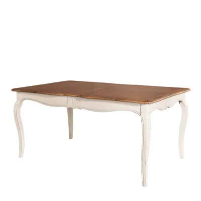 Zdjęcie produktu dla Stoły do jadalni OXM Verona kremowy / koniak 168 x 77 x 103 cm, drewniane