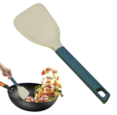 Immagine prodotto di Spatola da cucina - Silicone resistente al calore con manico lungo