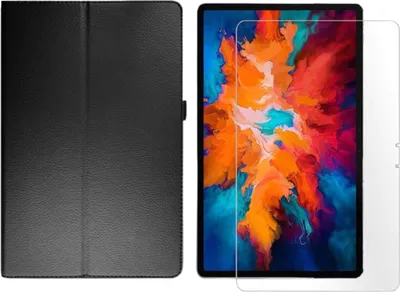 Immagine prodotto di set 2in1 per tablet Lenovo Tab P11 2021 TB-J606F TB-J606X da 11 pollici con smart cover + vetro protettivo con chiusura magnetica auto sleep/wake