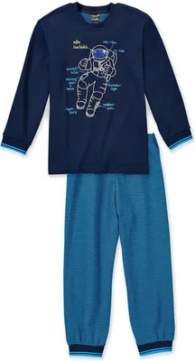 Produktbild von Schiesser Jungen- Schlafanzug Astronautenabenteuer Gr. 104