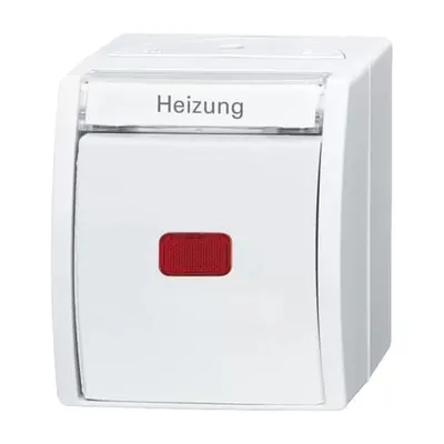 Obrázek produktu pro Busch-Jaeger 2601/6 SKWNH-54, 1P, Bílá, 250 V, 10 A, 74 mm, 55 mm