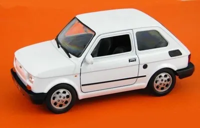 Zdjęcie produktu dla Fiat 126p 1:27 biały WELLY