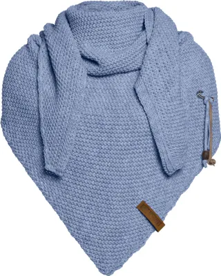 Produktbild von Knit Factory Coco Dreiecksschal - Indigo - 190x85 cm