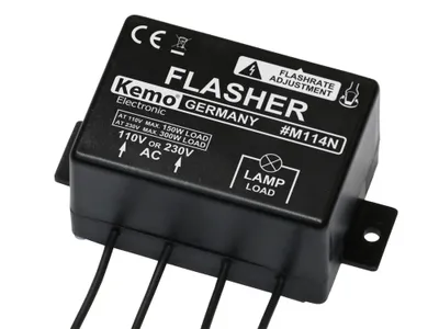 Produktbild von Kemo Blinker, langsam 240 V/AC, 110 V/AC M114N