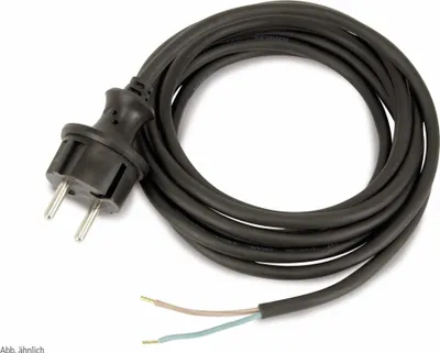 Immagine prodotto di as-Schwabe Cavo di collegamento per trapani 5m gomma 2x1.0mm² 230V 16A nero IP44