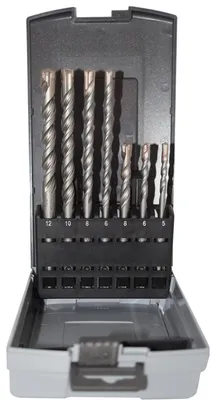 Obrázok produktu pre ABRABORO Sada vrtákov do betónu SDS-Plus, 7-dielna, 6-12 mm