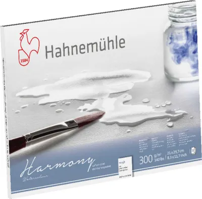 Produktbild von Hahnemühle Harmony Aquarell A 4 rau 12 Blatt 300 g