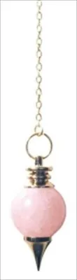 Produktbild von Pendel aus Rosenquarz 4,5cm