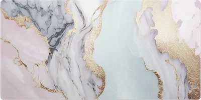 Produktbild von Marmorwellen– Schreibtischunterlage – Schreibtisch Tischunterlage – 100x50 cm – Unterlage Groß Schreibtischmatte