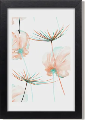 Produktbild von Bild 20x30 MDF-Rahmen, Wandkunst Wildblumen