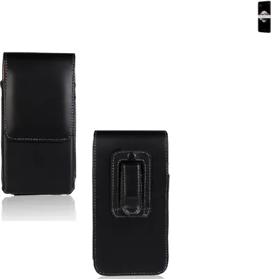 Produktbild von K-S-Trade Gürteltasche kompatibel mit Xiaomi Redmi Note 5 Pro  Schutz-Hülle Handy-Hülle mit Magnetverschluss  Holster in schwarz