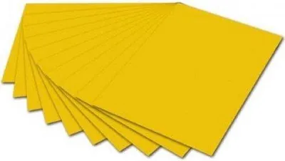 Produktbild von Famanu A4 Papier Goldgelb - 100 Blatt für kreatives Basteln und Scrapbooking