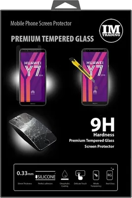 Obrázok produktu pre Huawei Y7 2018 ochranné sklo na mobilný telefón, pancierové sklo, fólia 9H